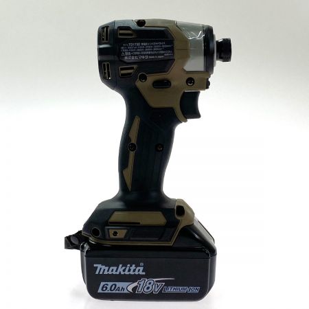  MAKITA マキタ 18V 充電式インパクトドライバ TD173DGXAB ブラウン 充電池2個・ケース付 充電器不具合
