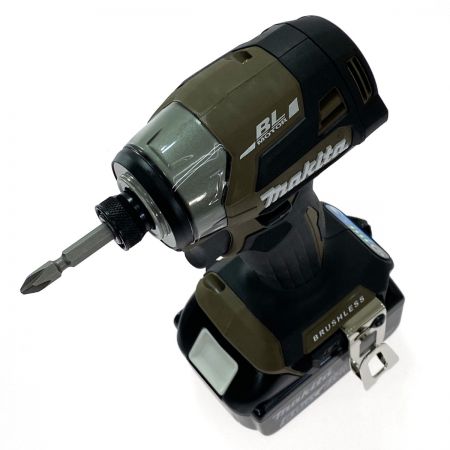  MAKITA マキタ 18V 充電式インパクトドライバ TD173DGXAB ブラウン 充電池2個・ケース付 充電器不具合