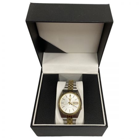  SEIKO セイコー 5 ファイブ デイデイト 裏スケ 自動巻き 腕時計 7S26-0500