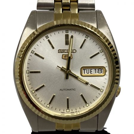  SEIKO セイコー 5 ファイブ デイデイト 裏スケ 自動巻き 腕時計 7S26-0500