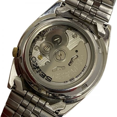  SEIKO セイコー 5 ファイブ デイデイト 裏スケ 自動巻き 腕時計 7S26-0500