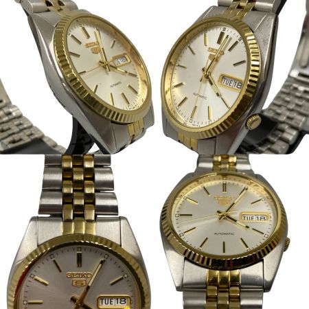  SEIKO セイコー 5 ファイブ デイデイト 裏スケ 自動巻き 腕時計 7S26-0500