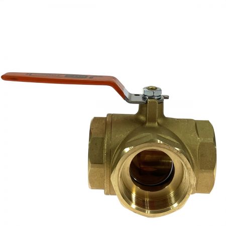  KITZ 400型 黄銅製3方2面シートボールバルブ TN-50A