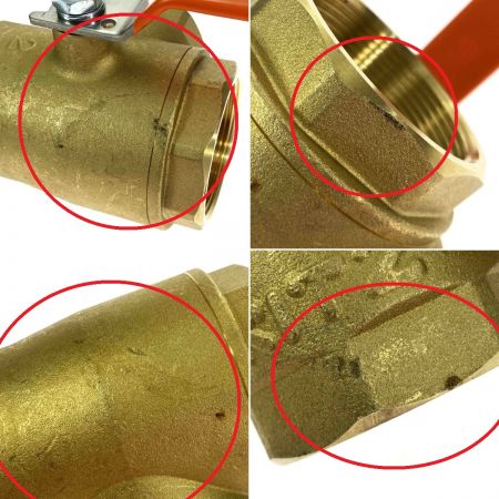  KITZ 400型 黄銅製3方2面シートボールバルブ TN-50A