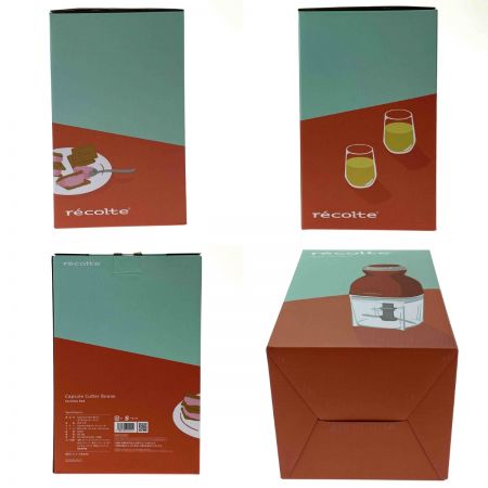  recolte カプセルカッター ボンヌ RCP-3 カーマインレッド 未使用品