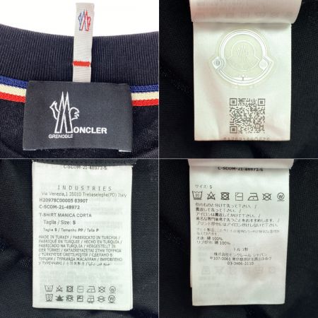  MONCLER GRENOBLE モンクレールグルノーブル Tシャツ H20978C00005 ブラック Sサイズ