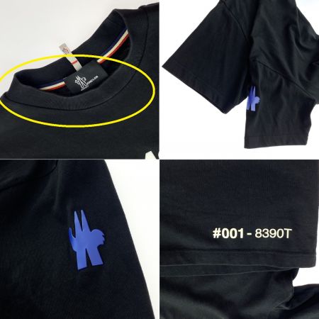  MONCLER GRENOBLE モンクレールグルノーブル Tシャツ H20978C00005 ブラック Sサイズ