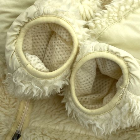  FIRST DOWN ファーストダウン フリースジャケット 203-1510 アイボリー Sサイズ メンズ