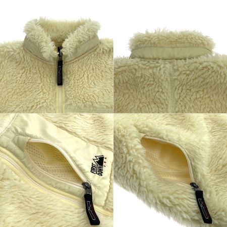  FIRST DOWN ファーストダウン フリースジャケット 203-1510 アイボリー Sサイズ メンズ