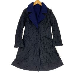 ## COS-NOSTRA ロングコート リバーシブル 572230D ネイビー x ネイビー サイズ40 タグ付き Aランク