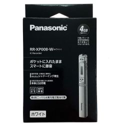 ## Panasonic パナソニック ICレコーダー 4GB RR-XP008-W ホワイト スティック型 Bランク