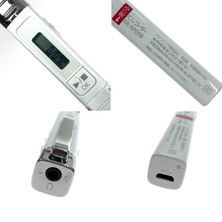  Panasonic パナソニック ICレコーダー 4GB RR-XP008-W ホワイト スティック型