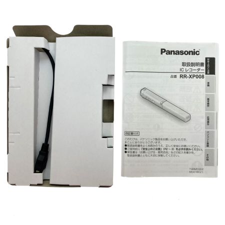  Panasonic パナソニック ICレコーダー 4GB RR-XP008-W ホワイト スティック型