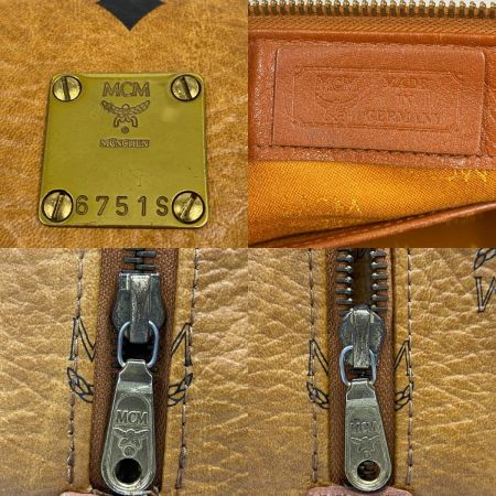  MCM エムシーエム ミニボストンバッグ ヴィセトス ジャンク品 ブラウン