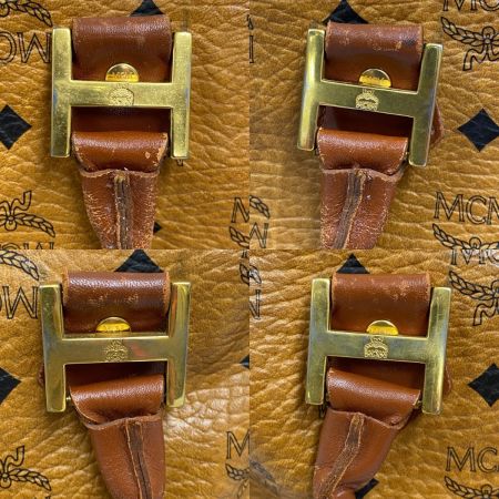  MCM エムシーエム ミニボストンバッグ ヴィセトス ジャンク品 ブラウン