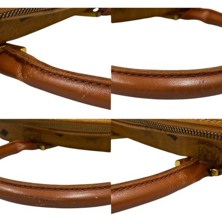  MCM エムシーエム ミニボストンバッグ ヴィセトス ジャンク品 ブラウン