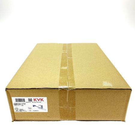  KVK 流し台用 シングルレバー式シャワー付混合栓 KM5091ZTF 寒冷地仕様 台付シングル 未開封品 (1)