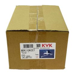## KVK シングルレバー式混合栓(eレバー) MSK110KZET 寒冷地仕様 壁付シングル 未開封品 Sランク
