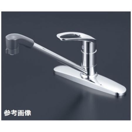  KVK 流し台用 シングルレバー式シャワー付混合栓 KM5091ZTF 寒冷地仕様 台付シングル 未開封品 (3)