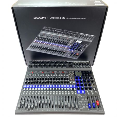  ZOOM ズーム LiveTrak L-20 デジタルミキサー