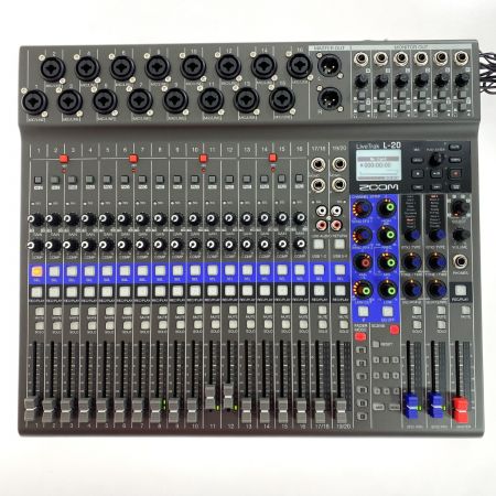  ZOOM ズーム LiveTrak L-20 デジタルミキサー