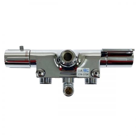  KAKUDAI サーモスタットシャワー混合栓 174-373K 寒冷地仕様 壁付サーモ