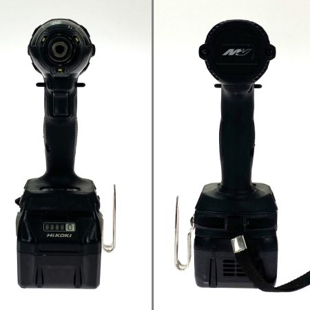 HiKOKI ハイコーキ 36V コードレスインパクトドライバ WH36DC ブラック 充電器・充電池2個・ケース付