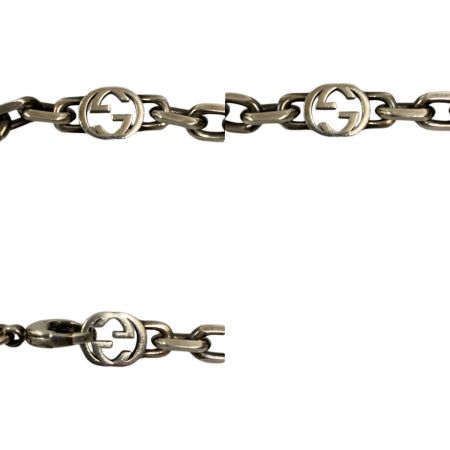  GUCCI グッチ ネックレス Ag925 インターロッキングG  1830FI