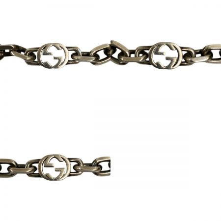 GUCCI グッチ ネックレス Ag925 インターロッキングG  1830FI
