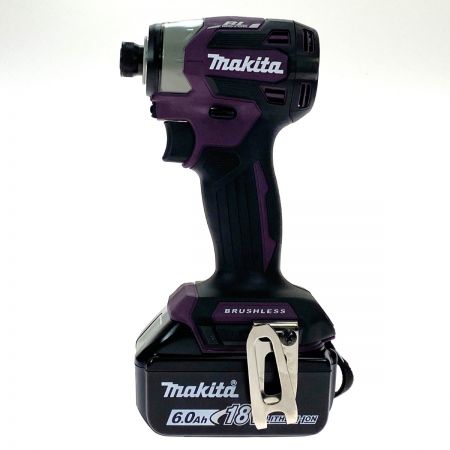  MAKITA マキタ 18V 充電式インパクトドライバ TD173DGXAP パープル 充電器・充電池2個・ケース付