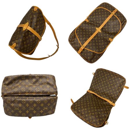  LOUIS VUITTON ルイヴィトン モノグラム ソミュール35 ショルダーバッグ M42254 ブラウン