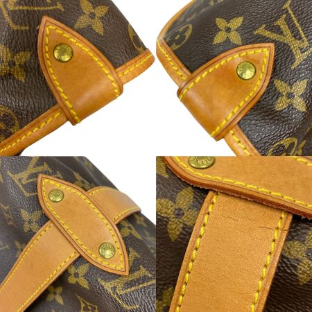  LOUIS VUITTON ルイヴィトン モノグラム ソミュール35 ショルダーバッグ M42254 ブラウン