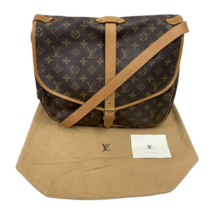 ○ルイヴィトン LOUIS VUITTON ソミュール35 ショルダーバッグ 斜め
