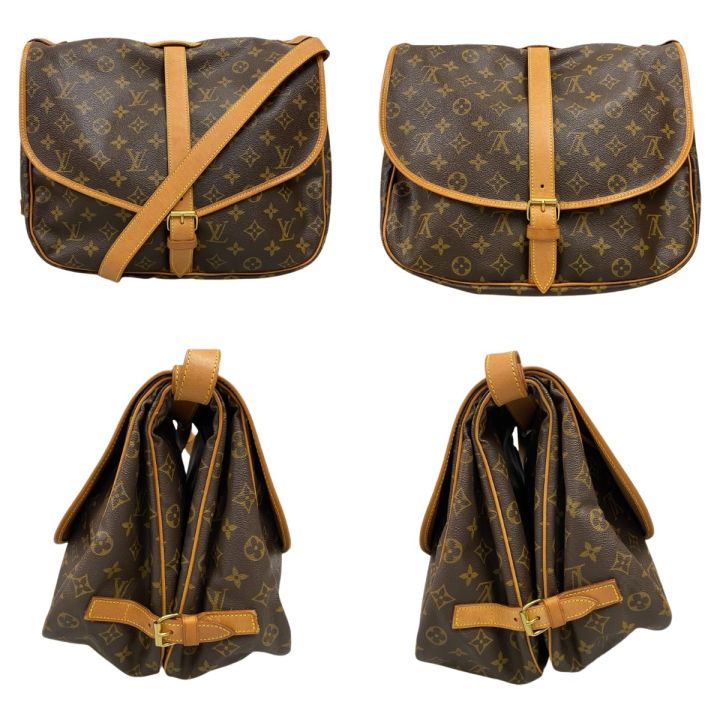 LOUIS VUITTON ルイヴィトン モノグラム ソミュール35 ショルダー