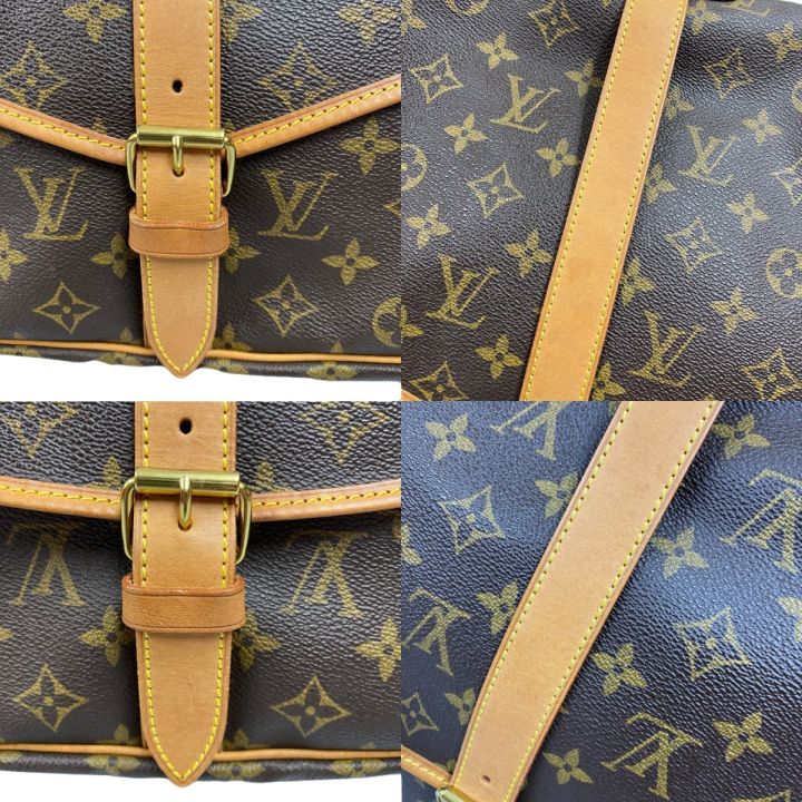 LOUIS VUITTON ルイヴィトン モノグラム ソミュール35 ショルダー