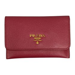 ## PRADA プラダ サフィアーノ カードケース・名刺ケース 1MC362 ピンク系 Bランク