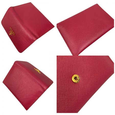  PRADA プラダ サフィアーノ カードケース・名刺ケース 1MC362 ピンク系