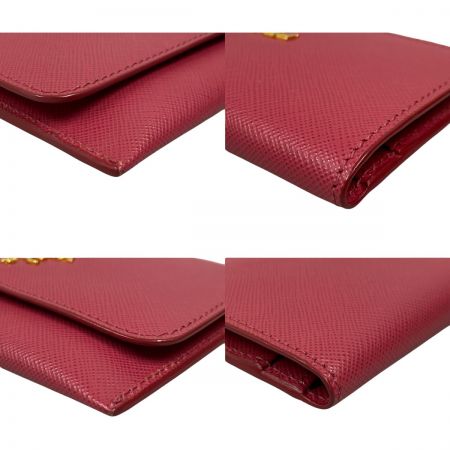  PRADA プラダ サフィアーノ カードケース・名刺ケース 1MC362 ピンク系
