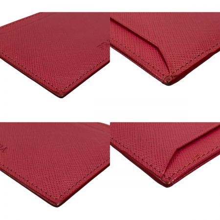  PRADA プラダ サフィアーノ カードケース・名刺ケース 1MC362 ピンク系