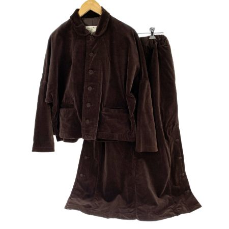  Particular スェードジャケット 上下セット ブラウン サイズ不明 レディース