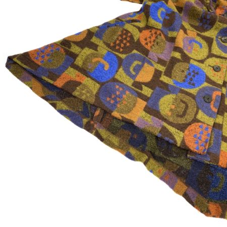  jiu 慈雨 コート ウール 1122203 ブラウン サイズ40