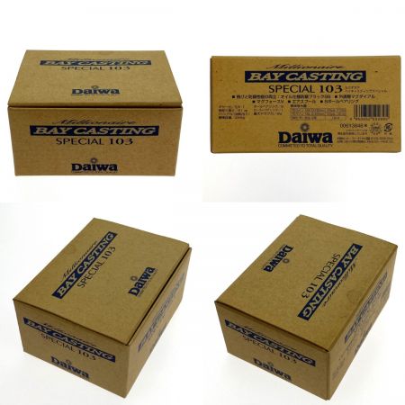  DAIWA ダイワ ミリオネア ベイキャスティングスペシャル 103 右巻き 00613848