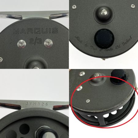  OUSEofHARDY Marquis 2/3 スペアスプール付き フライリール ハーディ マーキス