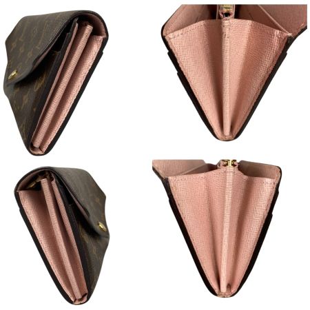  LOUIS VUITTON ルイヴィトン モノグラム ポルトフォイユ サラ 長財布 RFID確認済 M62235 ローズ・バレリーヌ