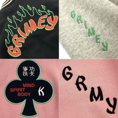  GRMY スタジャン ピンク x ブラック サイズXL