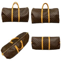 ## LOUIS VUITTON ルイヴィトン モノグラム キーポル・バンドリエール 55 ボストンバッグ  M41414 Cランク