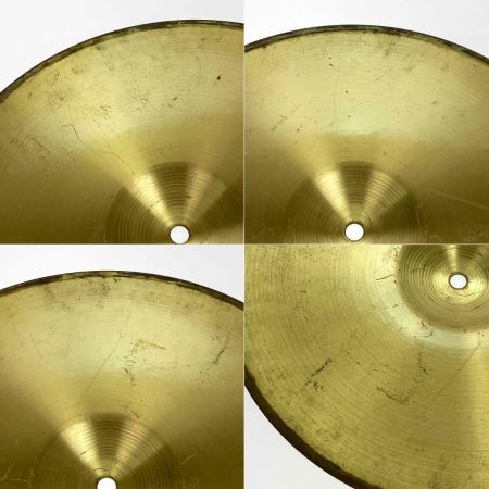  Meinl METEOR ハイハットシンバル ブラス製 14インチ 2枚セット サビ・ヨゴレ有り