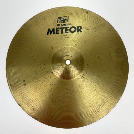  Meinl METEOR ハイハットシンバル ブラス製 14インチ 2枚セット サビ・ヨゴレ有り