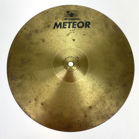  Meinl METEOR ハイハットシンバル ブラス製 14インチ 2枚セット サビ・ヨゴレ有り
