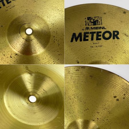 Meinl METEOR ハイハットシンバル ブラス製 14インチ 2枚セット サビ・ヨゴレ有り